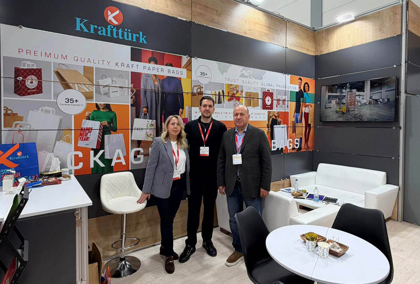 Krafttürk, Interpack 2026 Fuarı'nda Global İş Ortaklarıyla Buluştu