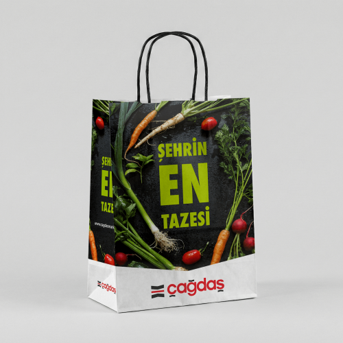 Baskılı Kraft Çanta