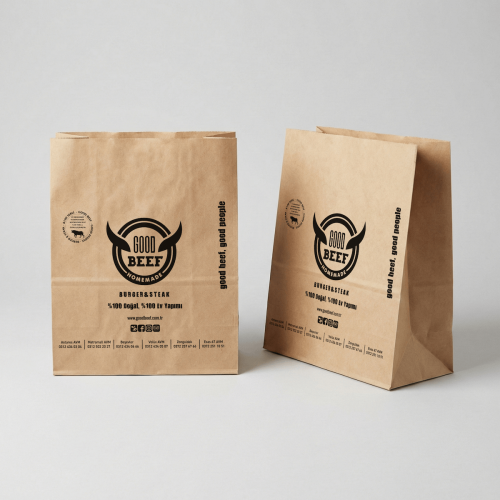 Sapsız Kraft Çanta